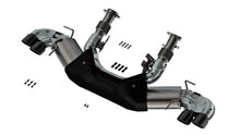 Cargar imagen en el visor de la galería, Borla 20-23 Chevy Corvette 6.2L V8 AT w/o NPP 3in ATAK Catback Exhaust - Black Chrome Tips