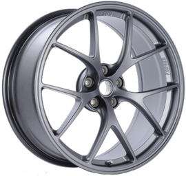 BBS FI 20x9.5 5x120 ET26 CB72.5 Titanium Wheel -82mm PFS/Clip Req