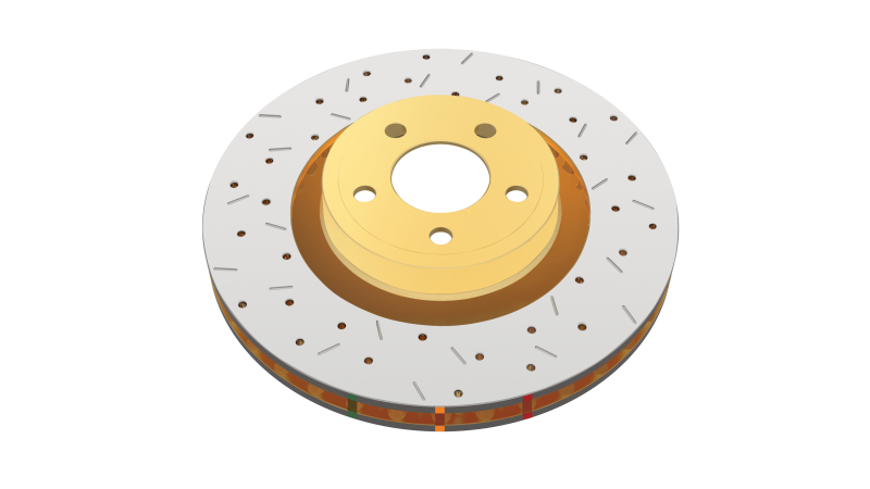 DBA 00-02 Audi S4 Rear 4000 Series Drilled & Slotted Rotor
