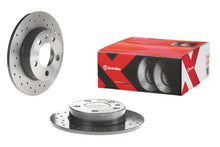 Cargar imagen en el visor de la galería, Brembo 12-15 Mercedes C250/13-14 C300/08-15 C350 Rear Premium Xtra Cross Drilled UV Coated Rotor