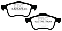 Cargar imagen en el visor de la galería, EBC 13+ Fiat 500L 1.4 Turbo Greenstuff Front Brake Pads