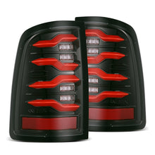 Load image into Gallery viewer, AlphaRex 09-18 Dodge Ram Luxx-Series LED Tail Lights Black w/ Activation Light &amp; Sequential Signal