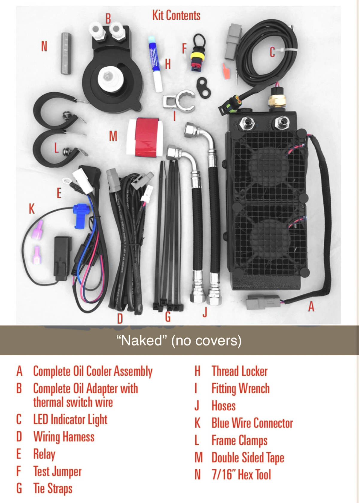 Ultracool Naked OIL Cooler M8 `17-23 (SMT8-3)