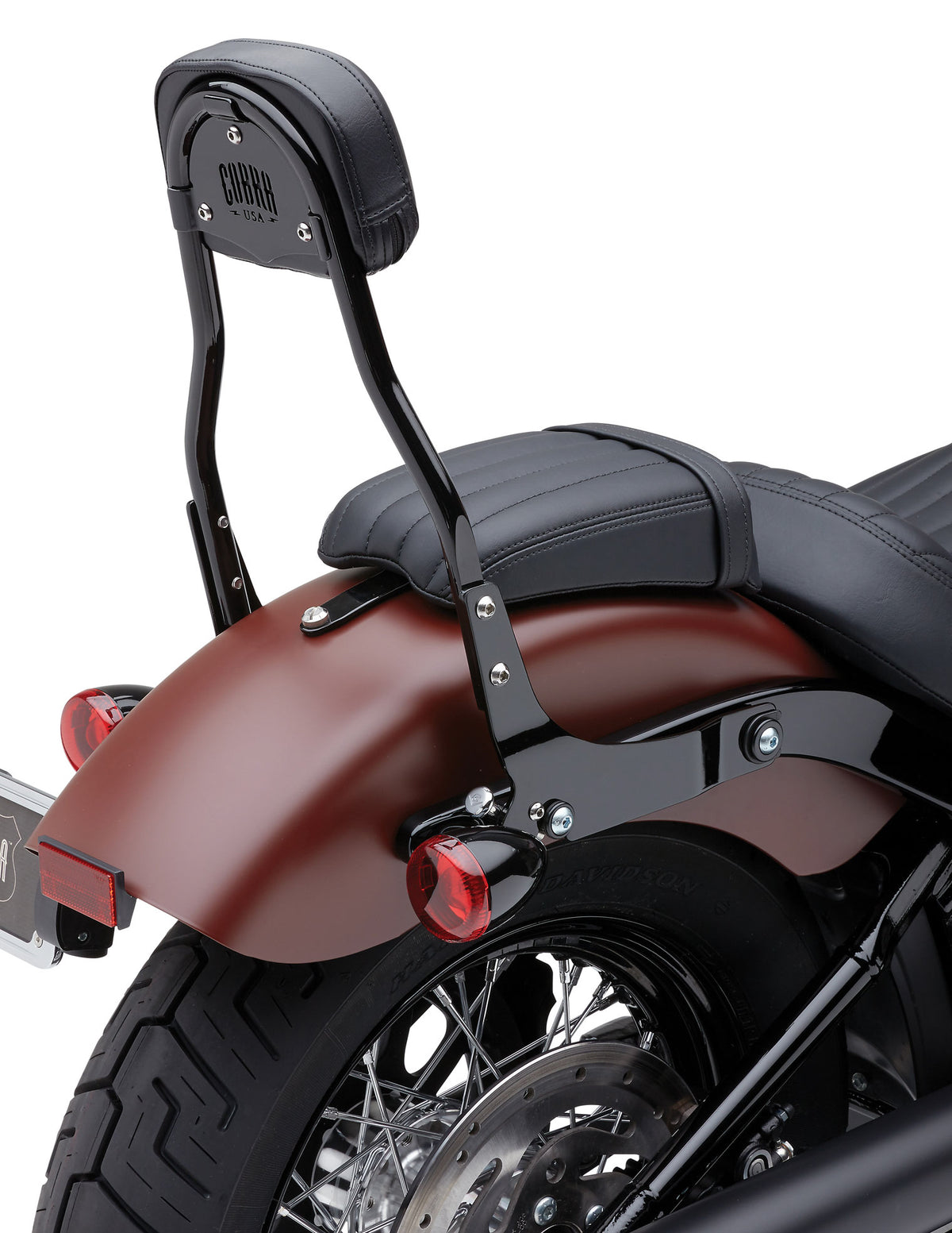 Cobra Detachable Backrest Round Black Flde/Flsl/Fxbb 18-25 (602-2006B)