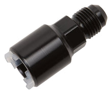 Cargar imagen en el visor de la galería, Russell Performance -6 AN macho a conector hembra de desconexión rápida SAE de 3/8 in (negro simple)