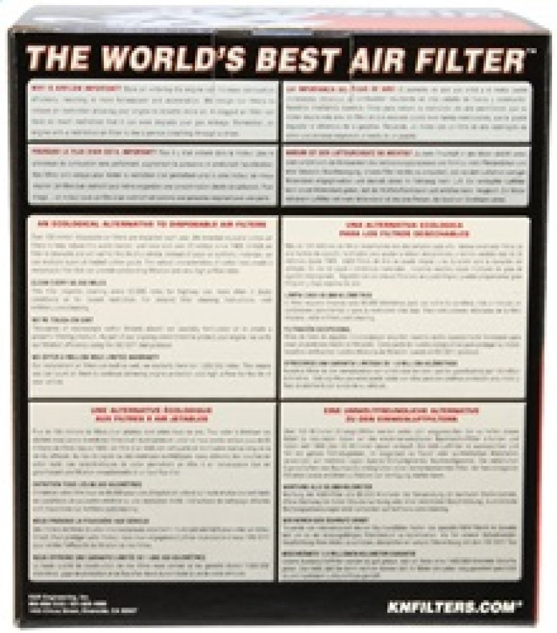 K&N High-Flow Air Filter E-0661 — Fits 2014-2019 Mercedes-Benz A45/CLA45/GLA45 AMG 2.0L