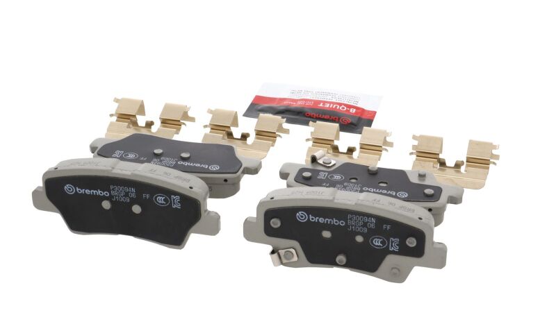 Brembo OE 2017 Hyundai Elantra/18-22 Ioniq/18-19 Sonata/16-17 Veloster Ceramic Brake Pad - Rear
