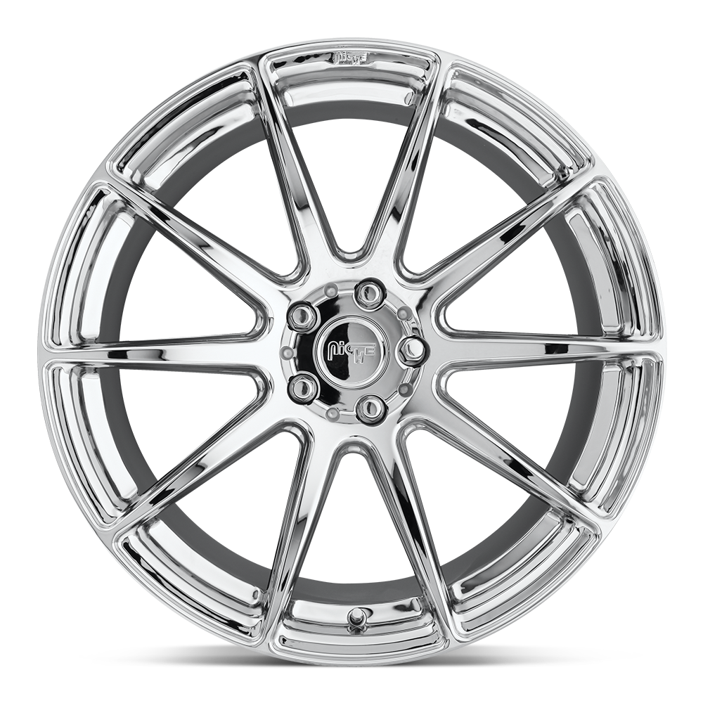 Niche Essen M146 19x10 5x114.3 Gloss Silver Machined Wheel — Fits Performance Coupes