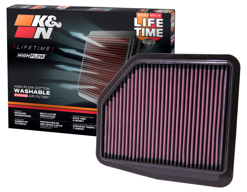 K&N Replacement Air Filter — Fits 2009-2013 Suzuki Grand Vitara 2.4L