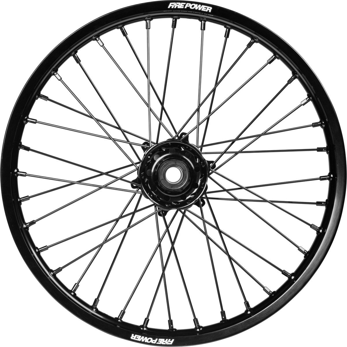 Fire Power Front Wheel 1.60 X 21" Black YAM (568-7421-0000)