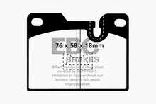 Cargar imagen en el visor de la galería, EBC 79-88 Porsche 924 2.0 Turbo Greenstuff Rear Brake Pads