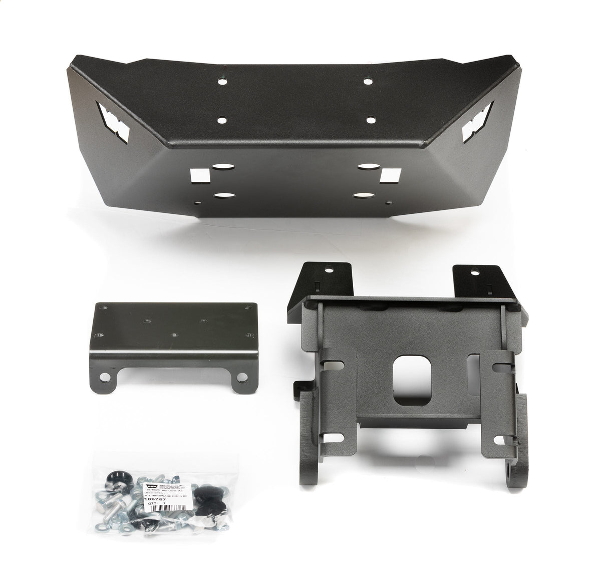 WARN Industries UTV Front Bumper w/Winch Mount - Steel — Fits Select UTVs