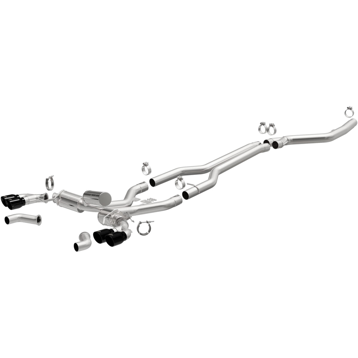 MagnaFlow BMW SPEQ Series Cat-Back Exhaust System Black Chrome