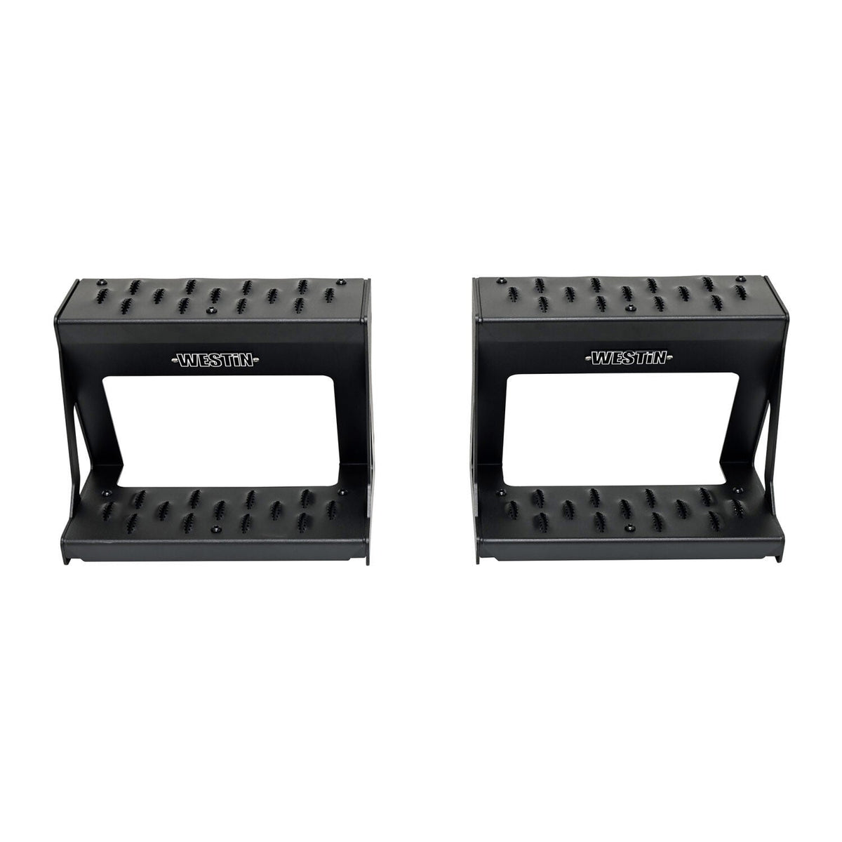 Westin 24-26 Silverado Sierra 2500 3500 Grate Side Bed Step Textured Black