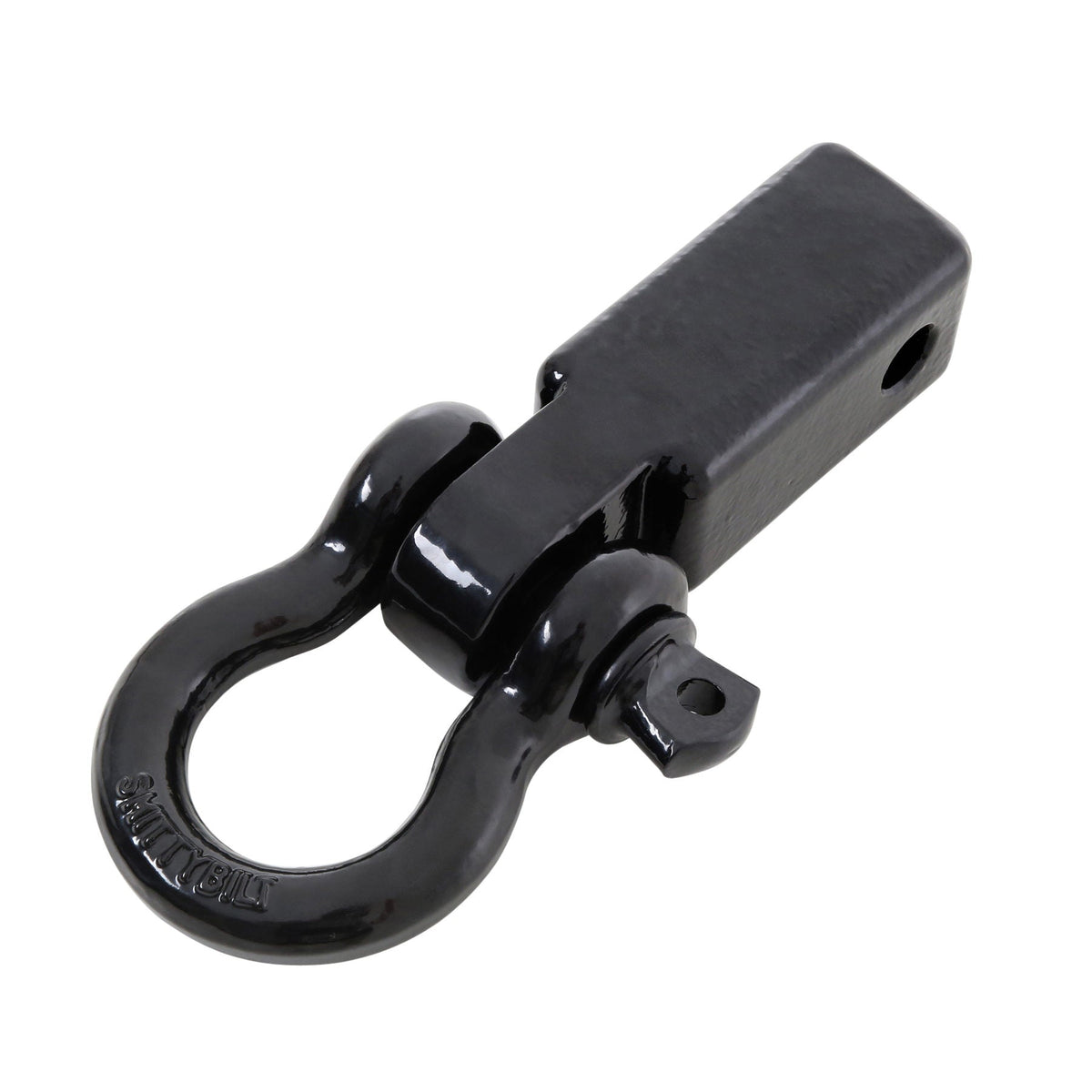 Smittybilt Receiver Hitch D-Ring 3/4-Inch Black — Fits 2-Inch Receivers