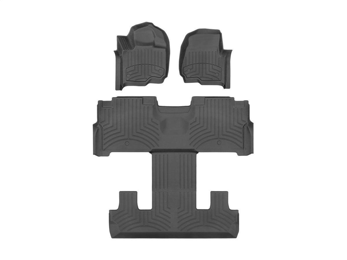 WeatherTech 2018+ Ford Expedition / Expedition Max Front And Rear FloorLiner HP - Black