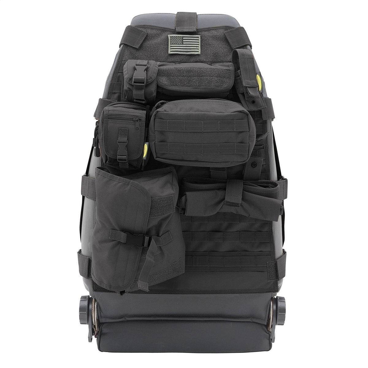 Smittybilt G.E.A.R. Front Seat Cover Black — Fits Jeep Wrangler