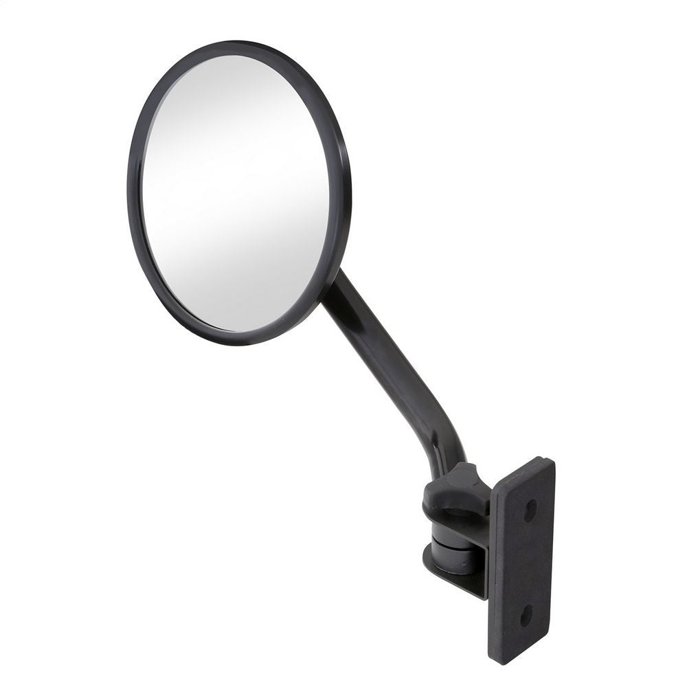Smittybilt Round Trail Mirrors - Black — Fits Jeep TJ/JK 1997-2015