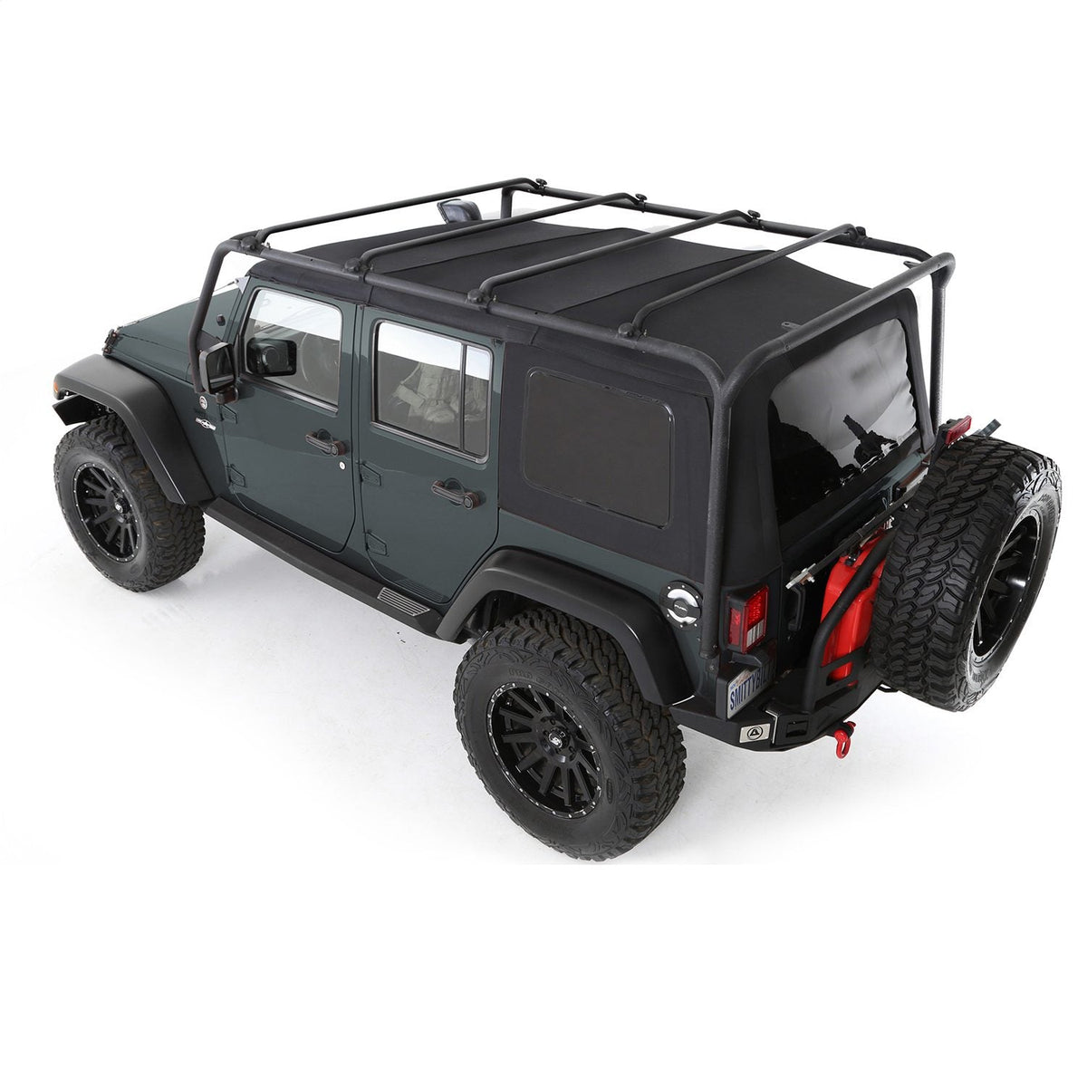 Smittybilt SRC Roof Rack - 300 Lb Rating - Black Textured 76717 — Roof Rack