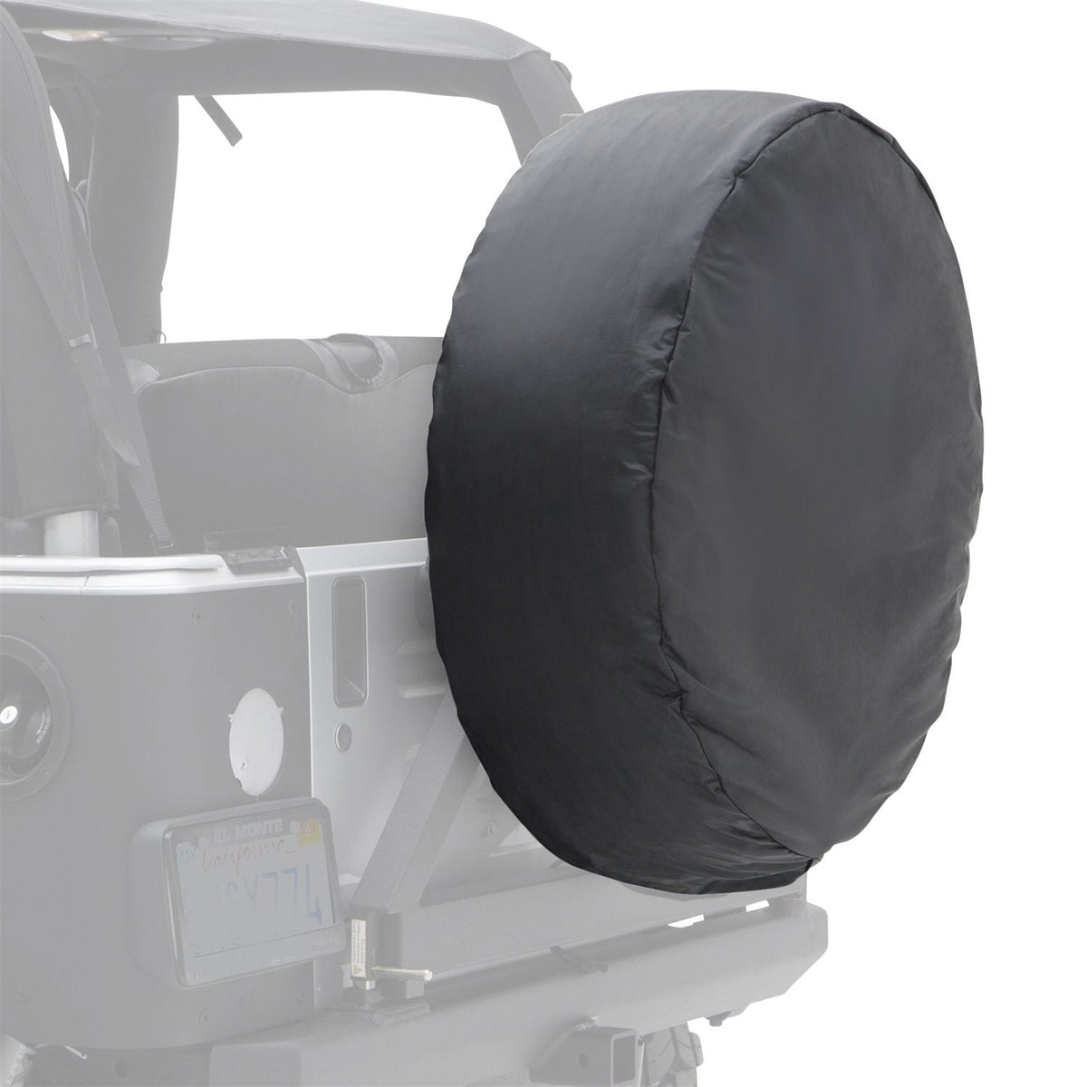 Smittybilt Spare Tire Cover - Small Tire (27"-29") - Vinyl Black