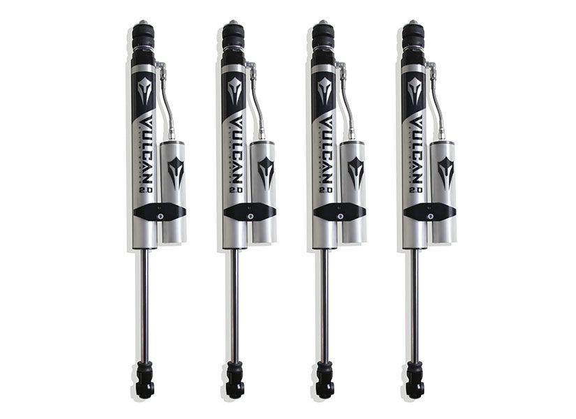 MaxTrac 14-24 Dodge RAM 2500 4WD 6in Lift Front & Rear Vulcan 2.0 Reservoir Shocks