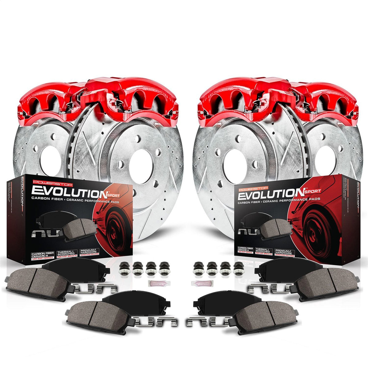 Power Stop 01-05 Lexus IS300 Front & Rear Z23 Evolution Sport Brake Kit w/Calipers