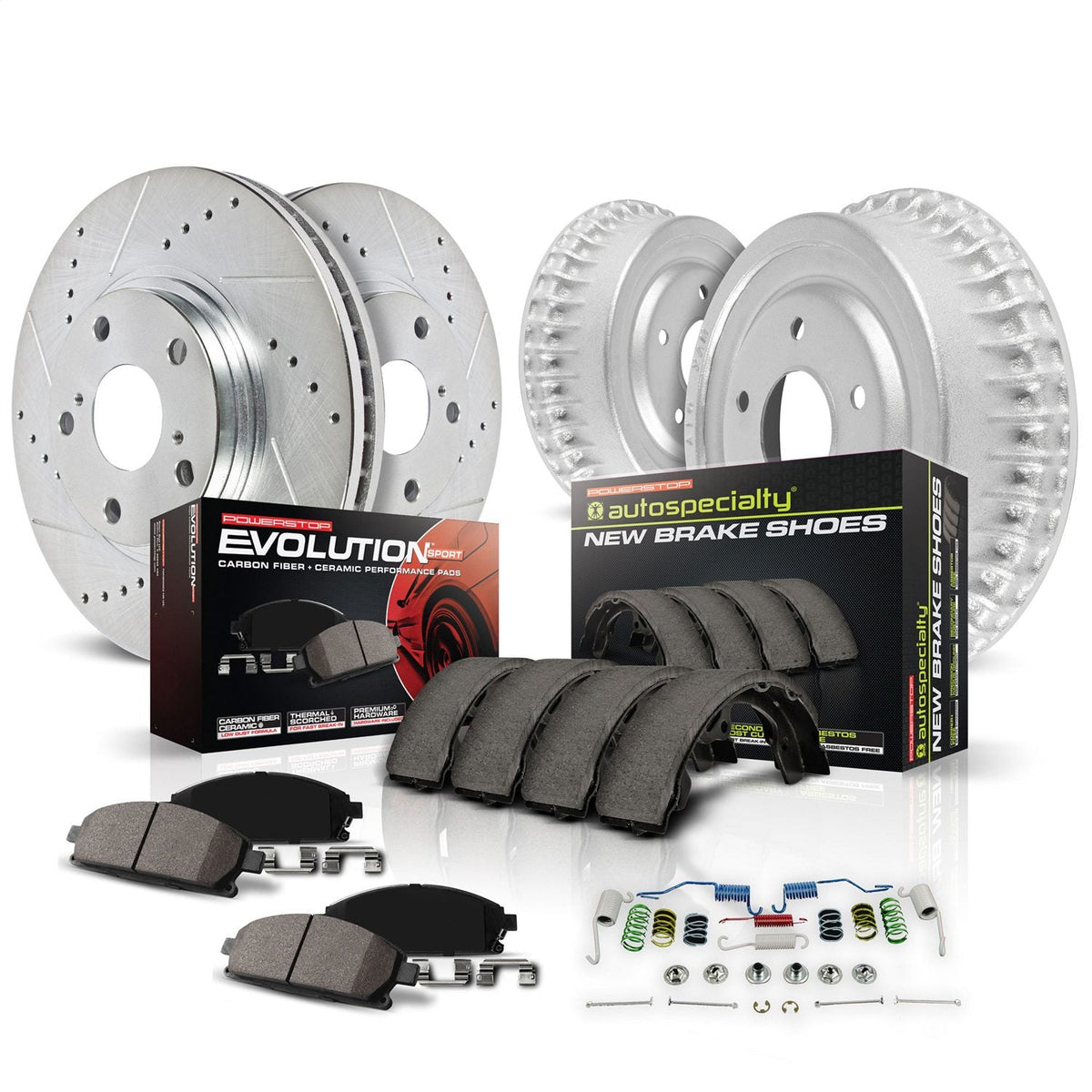 Power Stop 90-97 Honda Accord Front & Rear Z23 Evolution Sport Brake Kit