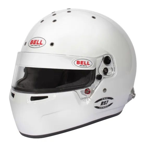 Bell Helmet Rs7 White (Hans) 58(7 1/4) Fia8859-2024/Sa2025