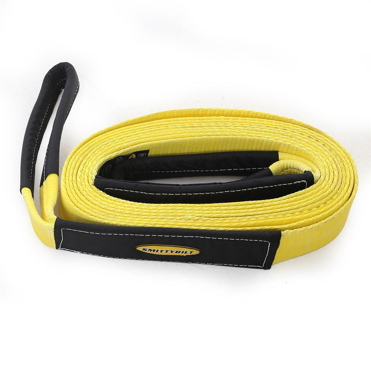 Smittybilt 2" x 30' Recovery Tow Strap - 20,000 Lbs - Yellow