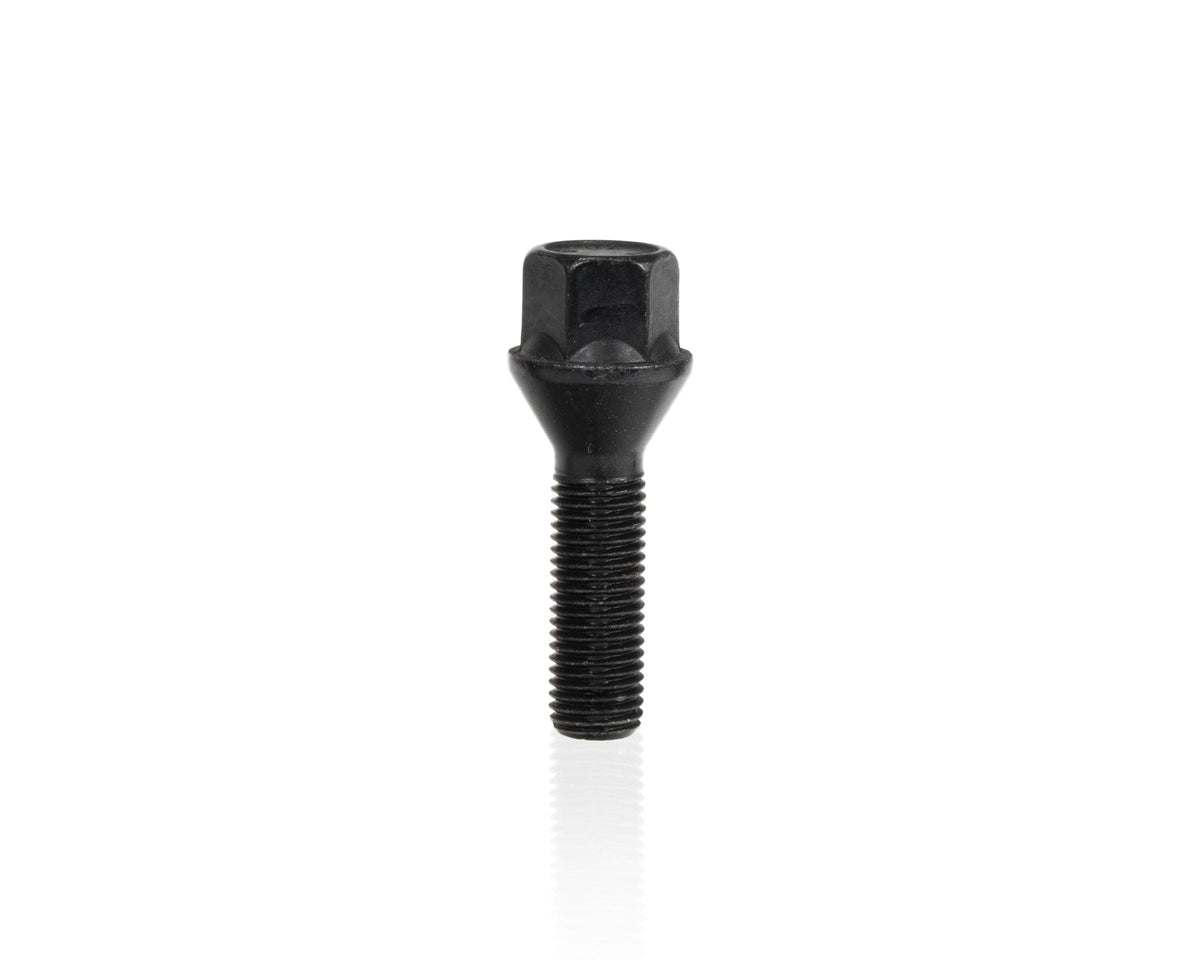 Eibach Wheel Bolt M12 X 1.5 X 35mm X 17mm Hex Taper-Seat Black Finish
