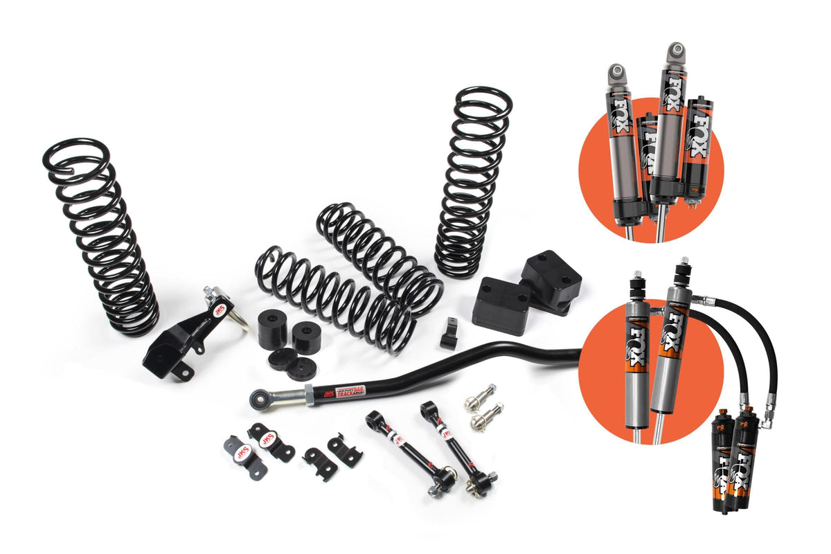 JKS 07-18 Jeep Wrangler JK 4dr 3.5in J-Venture Suspension Lift kit w/ Fox 2.5 PES Shocks