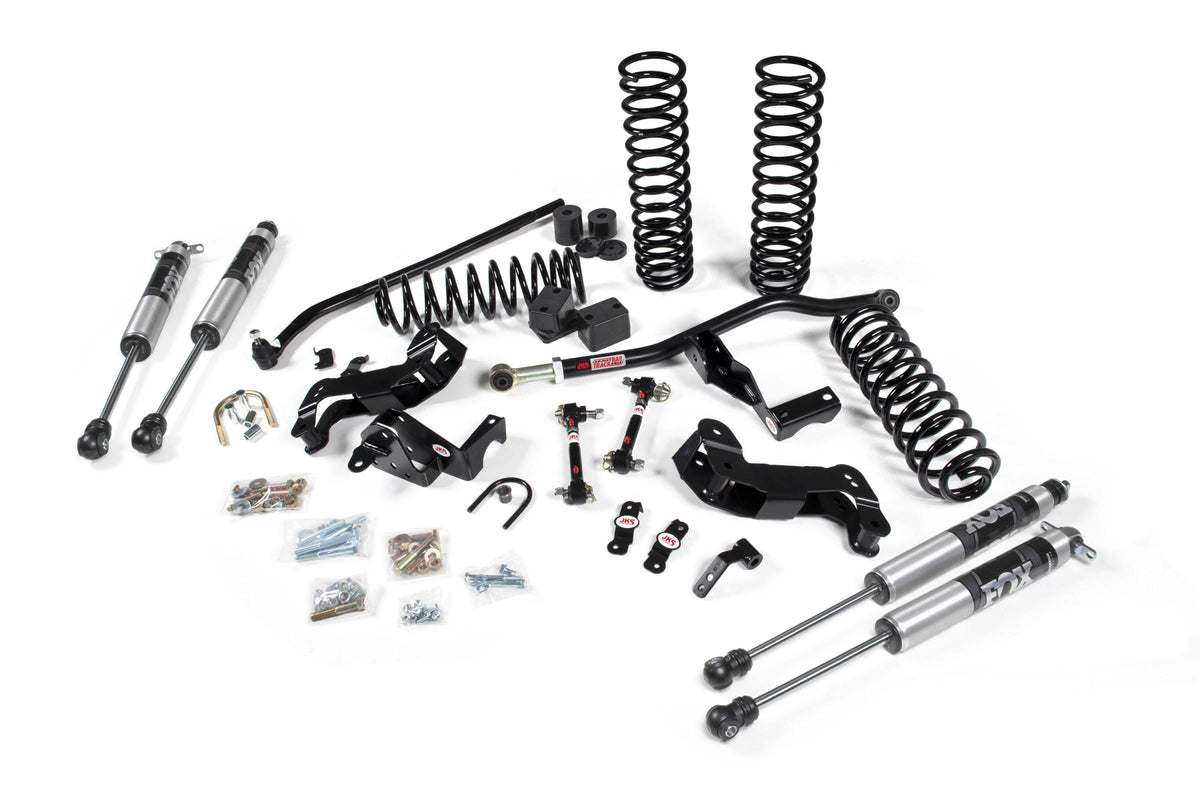 JKS Manufacturing J-Konnect 3.5in Lift System w/ Fox Adventure Shocks — Fits 2007-2018 Jeep JK 4-Door