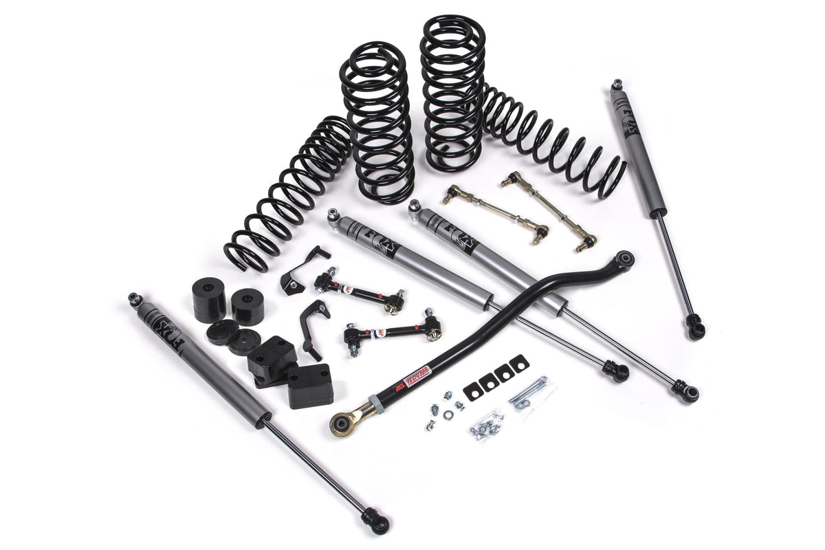JKS J-Venture 3" Lift Kit w/Fox Adventure Shocks — 2018-2024 Jeep Wrangler JL 2-Door
