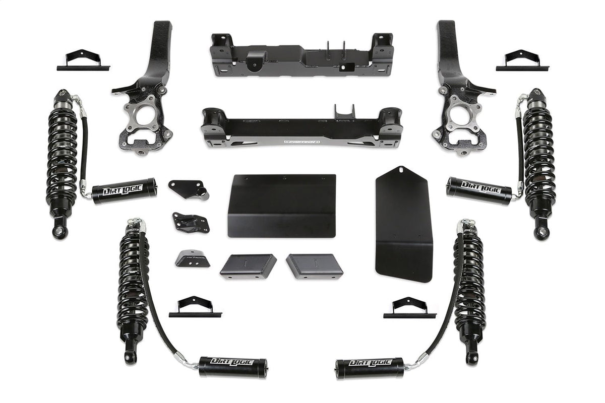 Fabtech 21-24 Ford Bronco 6in Lift Kit w/ Dirt Logic 2.5 Resi Coilovers