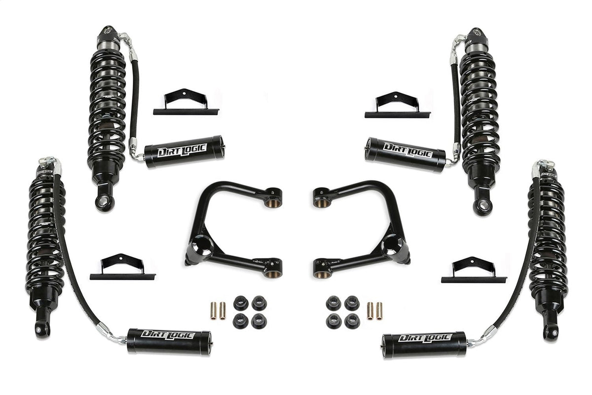 Fabtech 21-24 Ford Bronco 4Door (Non-Bilstein) 4in UCA Kit w/ BJ & DLSS Resi Shocks
