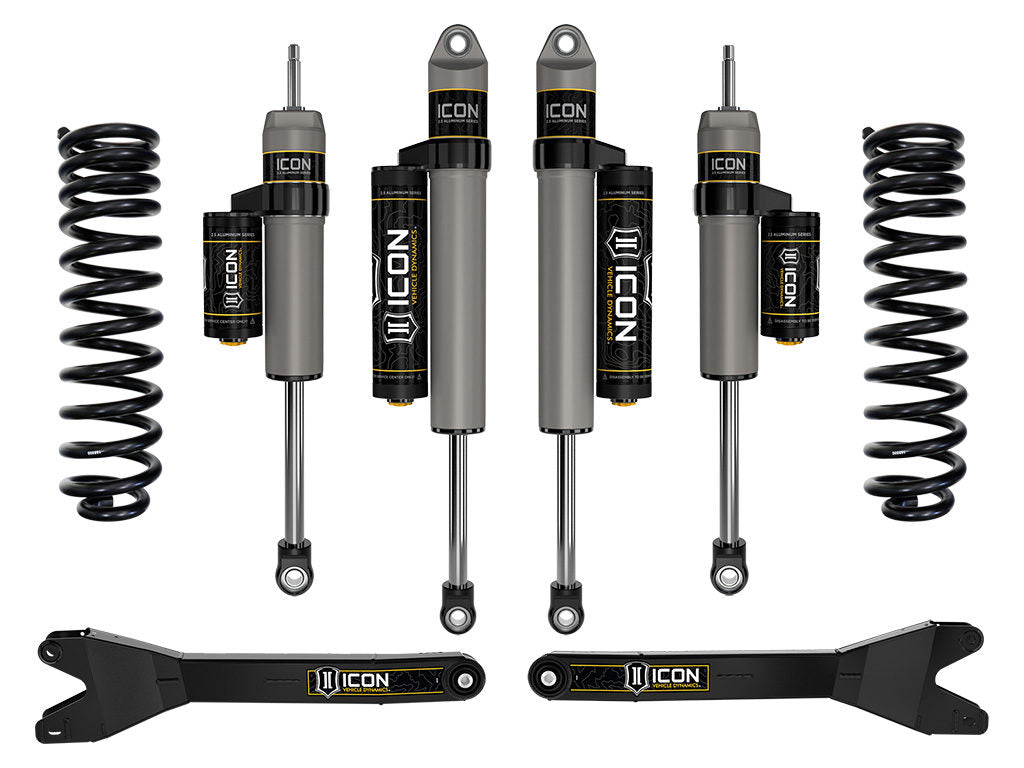 ICON 2.5in Stage 2 Suspension System w/Radius Arms — Fits 2023 Ford F-250/F-350 Super Duty