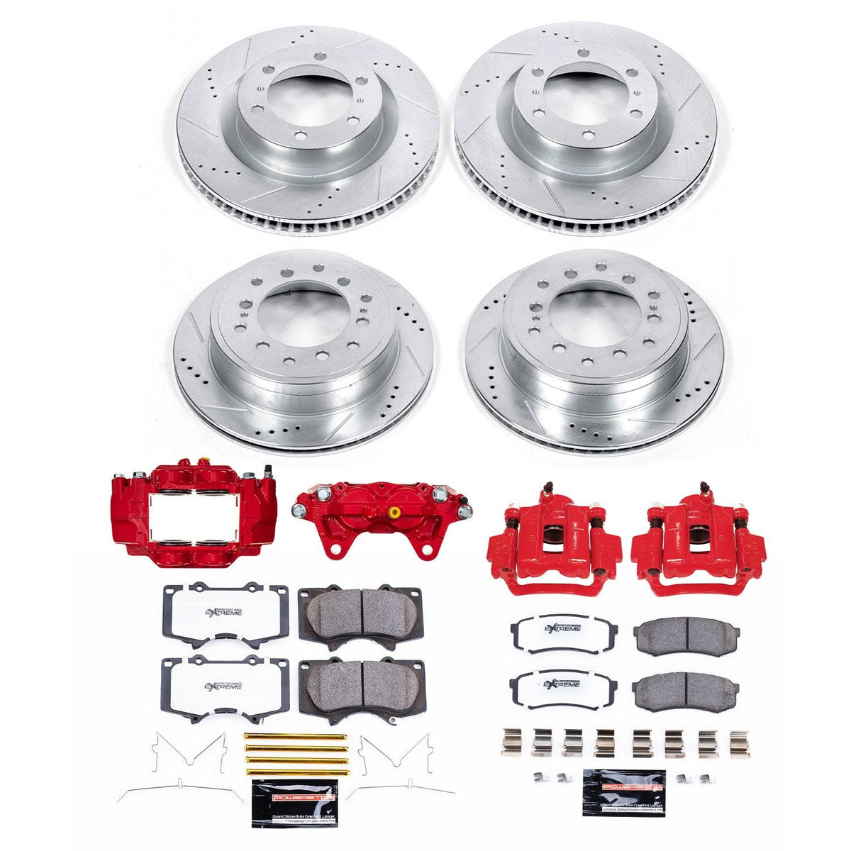 Power Stop 15-22 Toyota 4Runner Front and Rear Z36 Truck & Tow Kit w/Cals