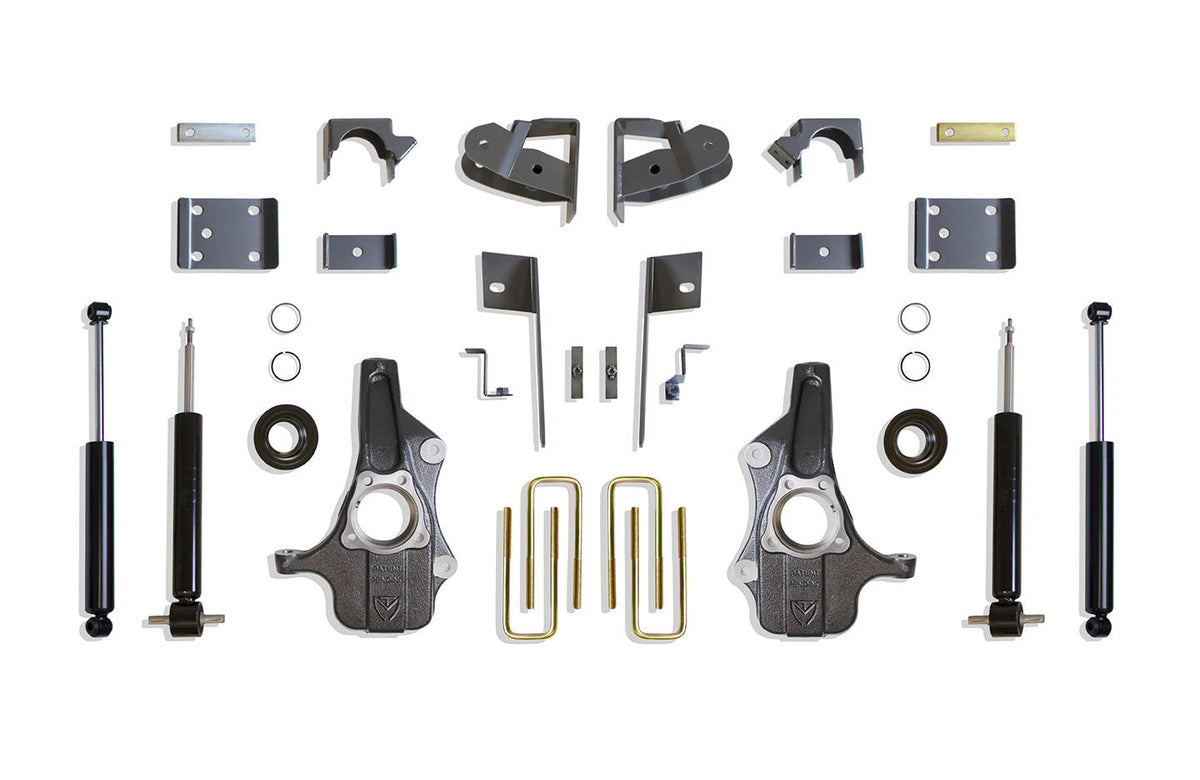 Maxtrac Lowering Spindles — Fits 2019-2025 GM C/K1500 2WD/4WD