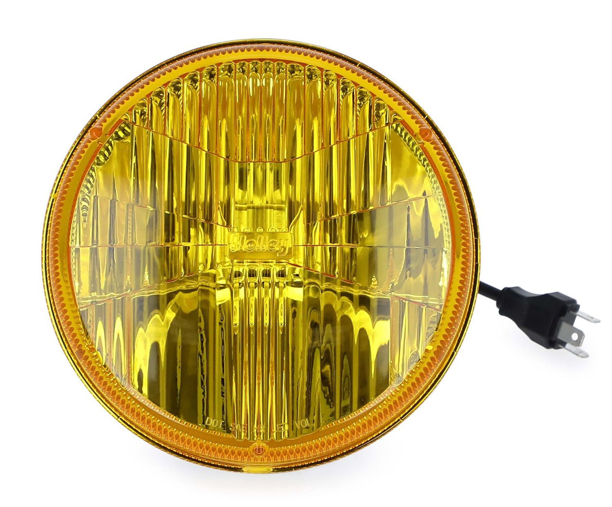 Holley RB Euro Yellow 7" Round Headlight — Classic Car Lighting