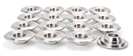Manley 10 Degree Titanium Retainers 1.550in Spring OD - 16pc