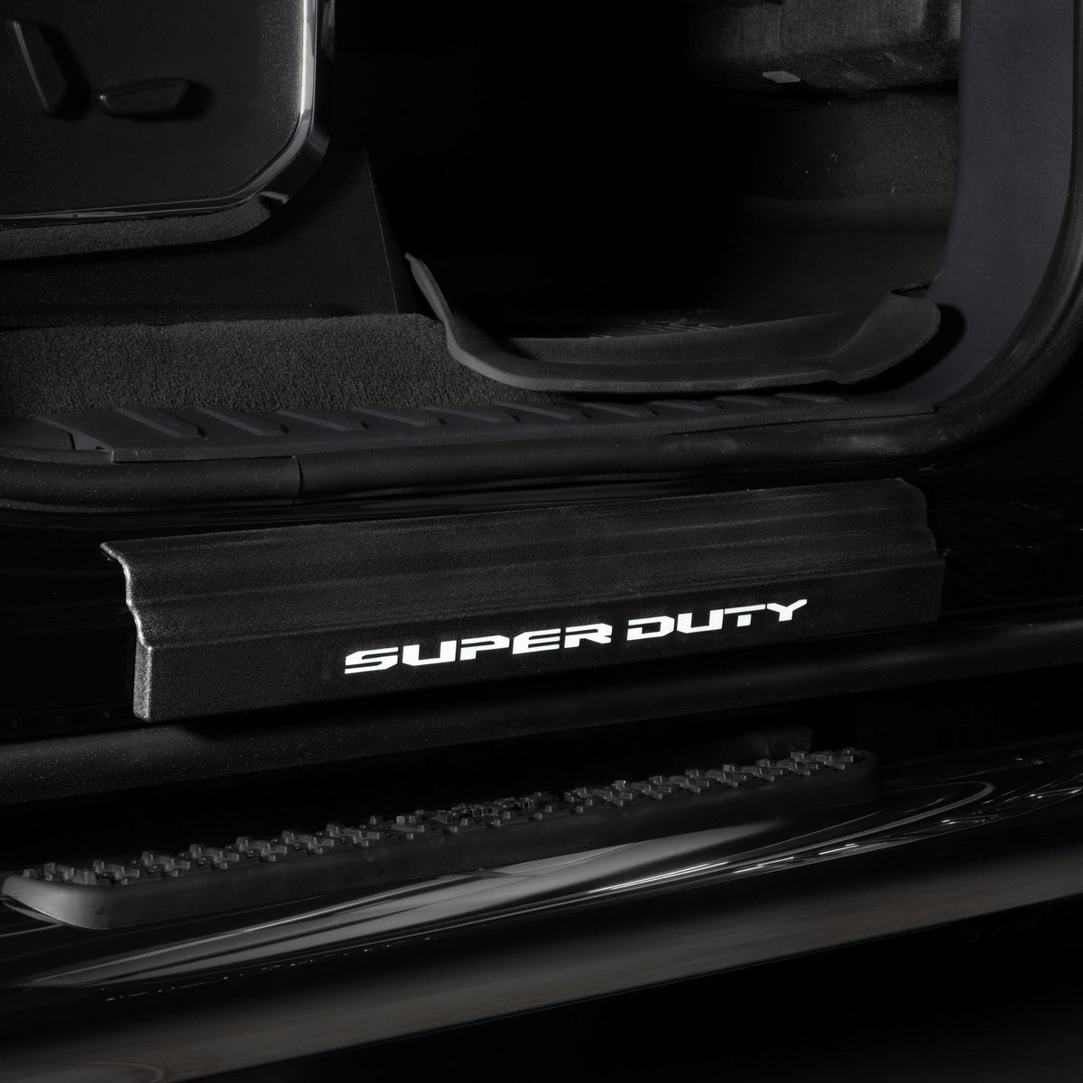 Putco 23-26 Ford F-250/450 Super Duty Emblem LED Door Sills - 2pc -Front Driver/ Passenger