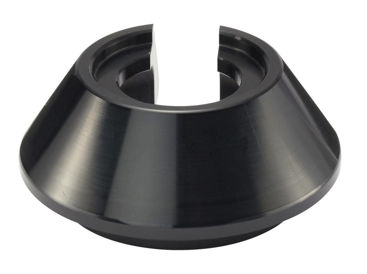 QA1 Coil-Over Spring Seat (2.5in Spring) - Cone - Black Anodized