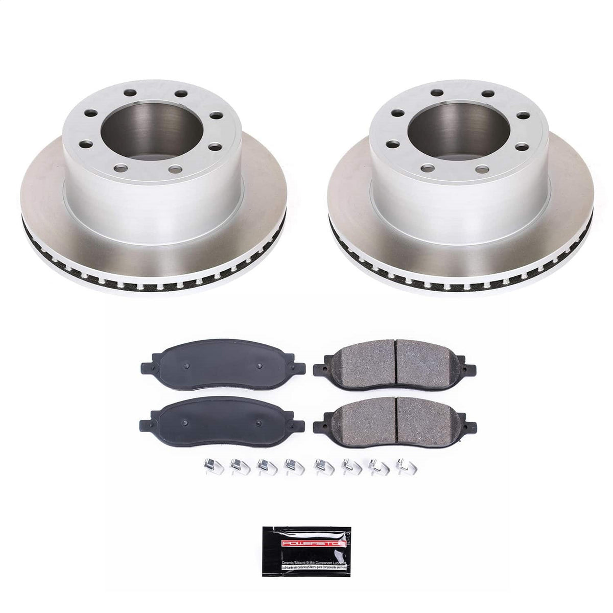 Power Stop 05-07 Ford F-250 Super Duty Rear Semi-Coated Rotor Kit