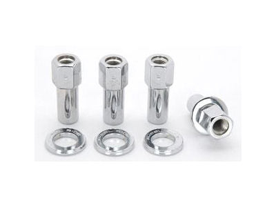 Weld Open End Lug Nuts w/ Centered Washers 7/16in. RH - 4pk.