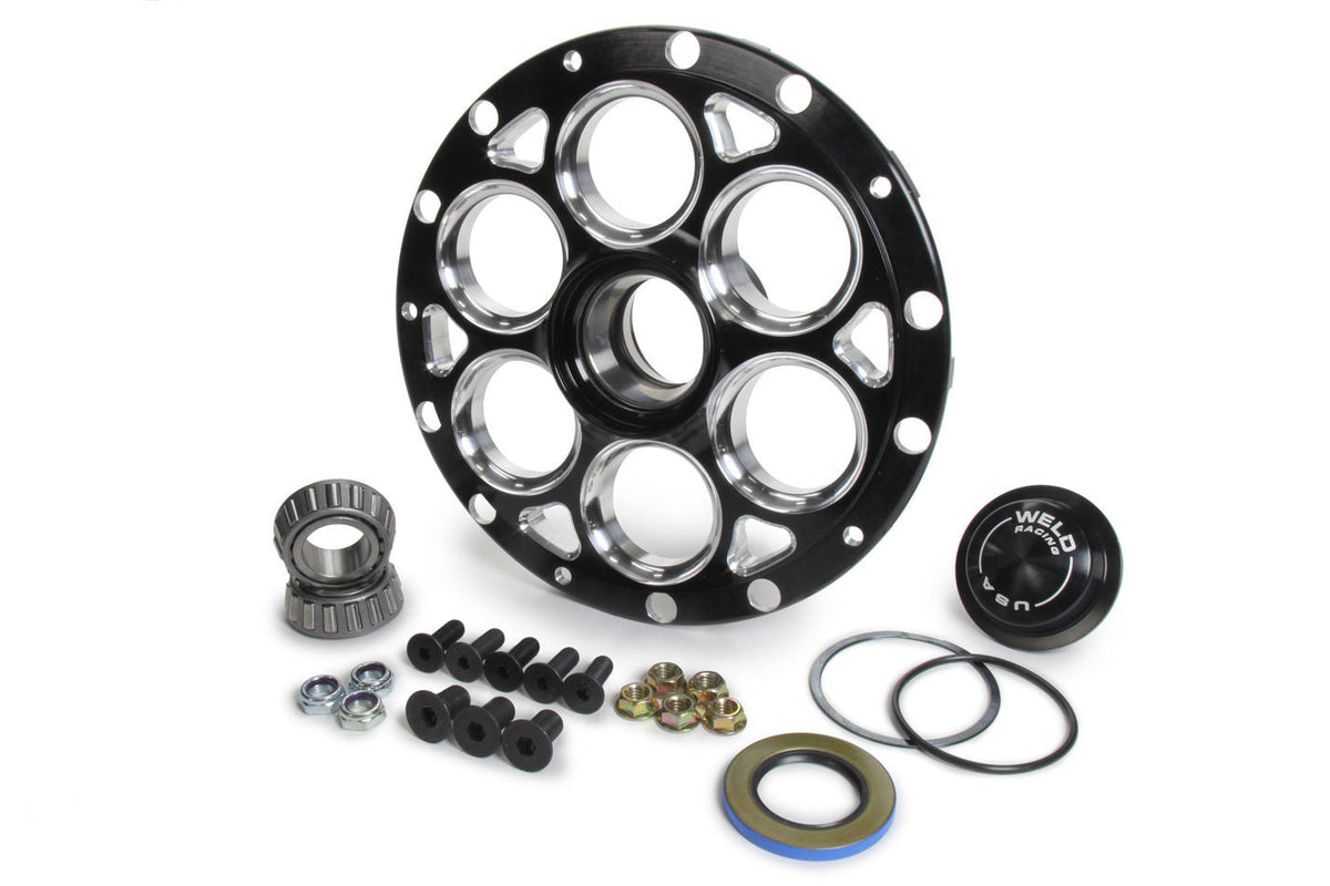 Weld Magnum Hub - Straight Shaft 13in./15in. - Black