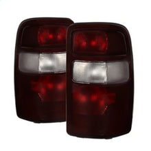 Cargar imagen en el visor de la galería, Xtune GMC Yukon 00-06 OEM Style Tail Lights w/ Black Rim Red Smoked ALT-JH-CSUB00-OE-RSM