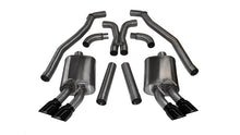 Cargar imagen en el visor de la galería, Corsa 12-13 Chevrolet Camaro Coupe ZL1 6.2L V8 Black Sport Cat-Back + XO Exhaust