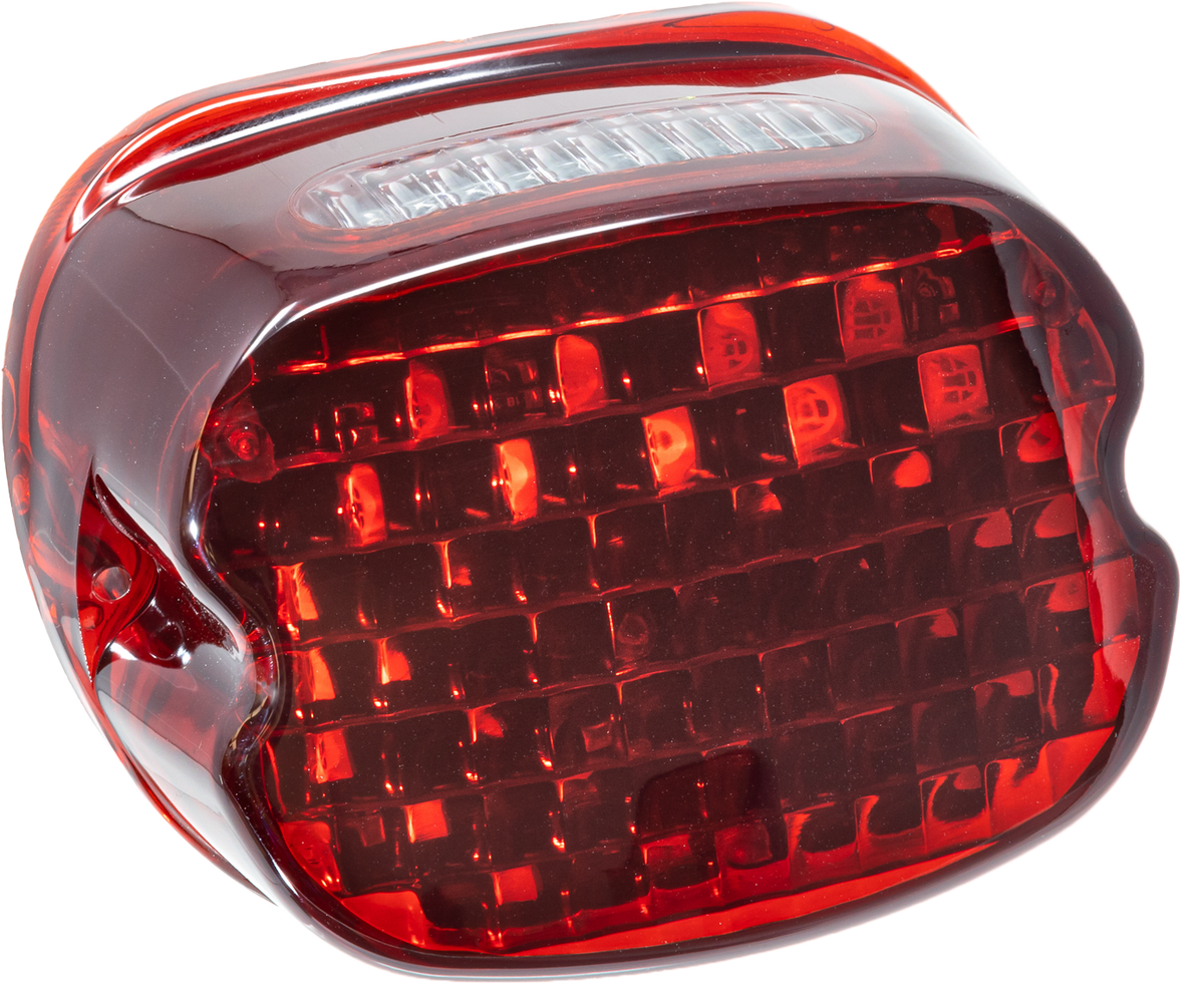 Letric Lighting Slantback LED Tailight RED Lens Fxlrst Only (LLC-STL-R-ST)