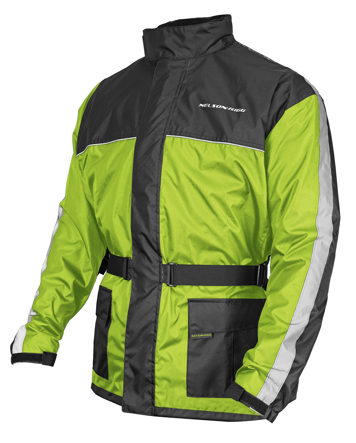Nelson-Rigg Solostorm Jacket HI-VIS Yellow/Black XL (SSJ-HVY-04-XL)
