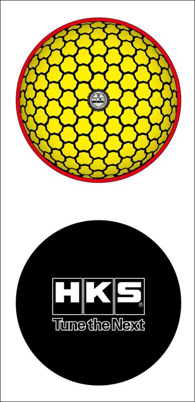 HKS SPF Cushion Yellow Logo Racing Seat Accessory — Universal Fitment